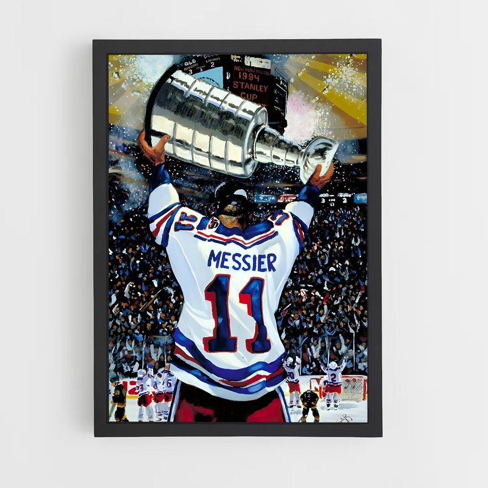 Poster Le Triomphe de Messier – affiche Hockey sur glace (vue 2)